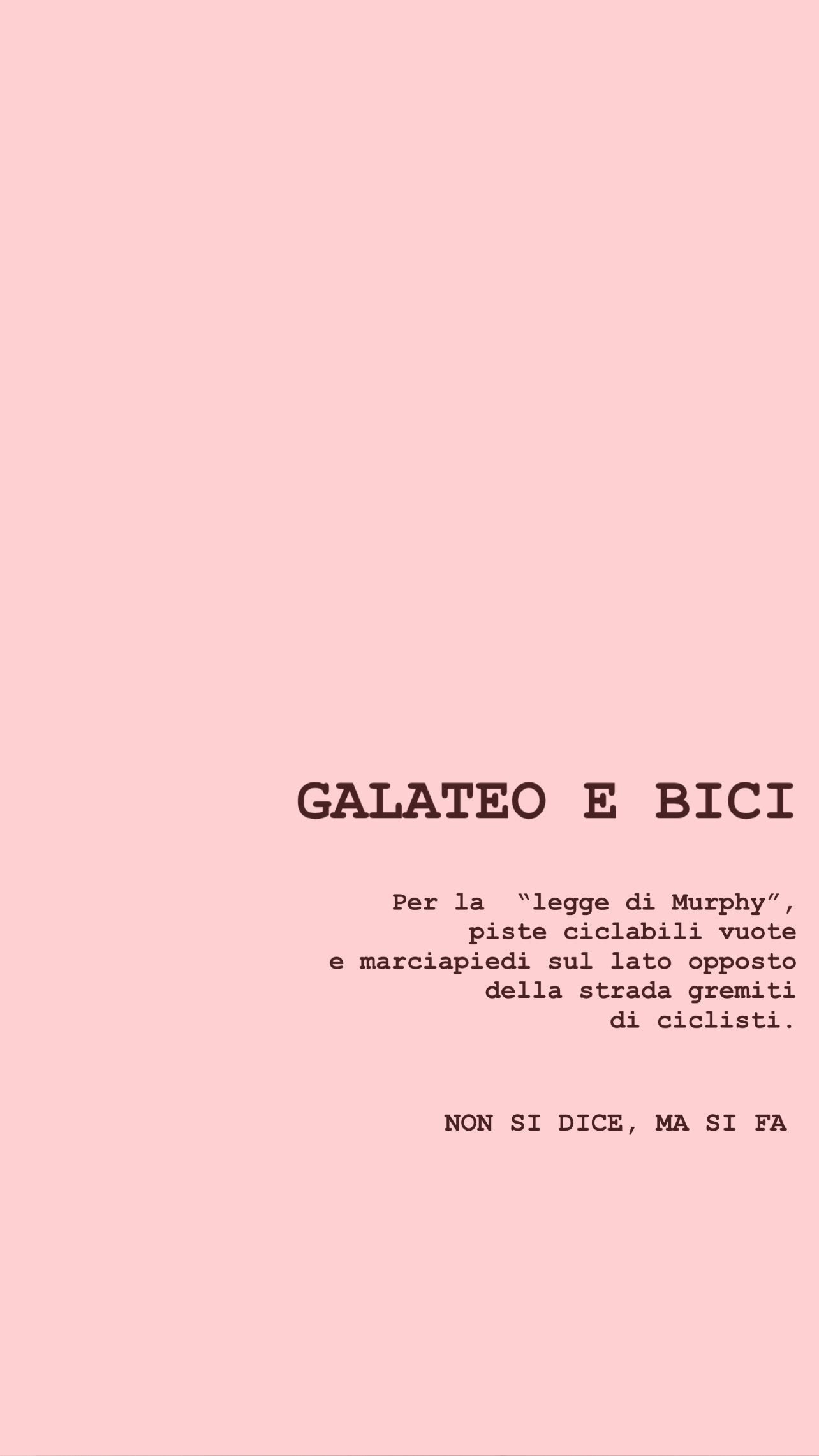 galateo bici pedoni ciclisti