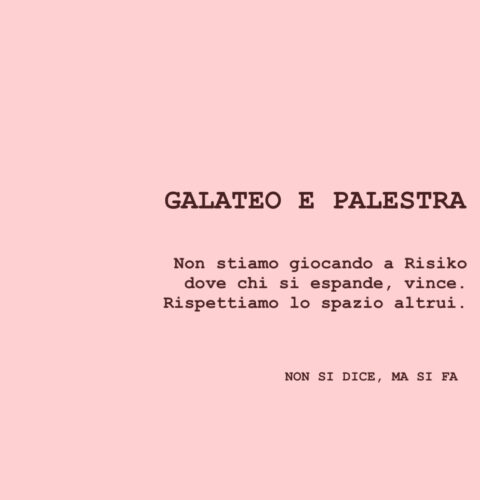 galateo palestra spogliatoio